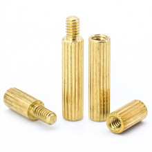 Brass M2 Motherboard PCB Male-female Standoff Spacers Round Knurled Male Female Threaded Standoff